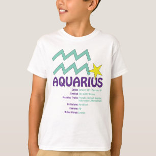 Aquarius Traits Kids T-Shirt