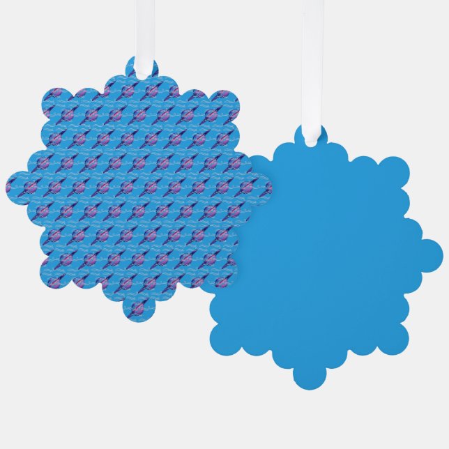 Aquarius Tree Decoration Card (Front/Back)