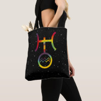 Aquarius Uranus Planetary Symbol Starry Tie Dye