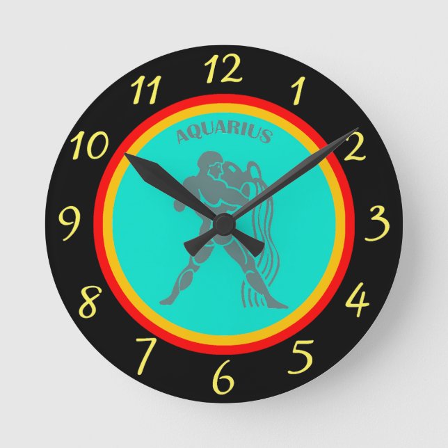Aquarius Wall Clock (Front)