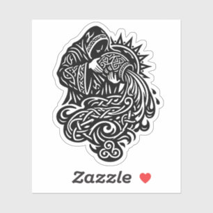 Aquarius Water‑Bearer — Celtic Knotwork Zodiac