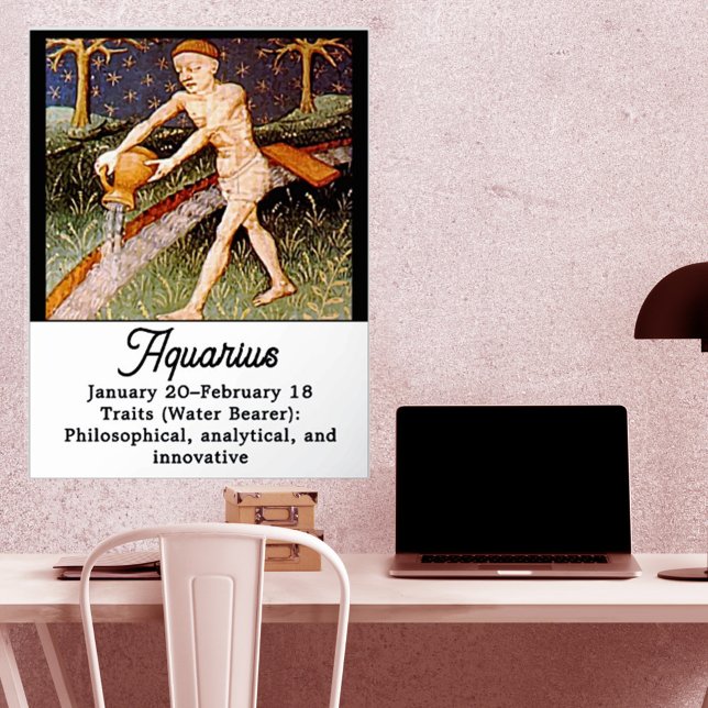 Aquarius Water Bearer Zodiac Sign Birthday Party (Creator Uploaded)