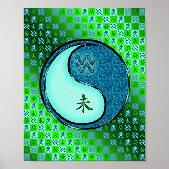 Aquarius & Water Goat Poster (Front)