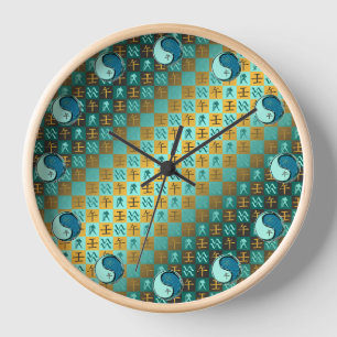 Aquarius & Water Horse Clock