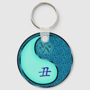 Aquarius & Water Ox Key Ring