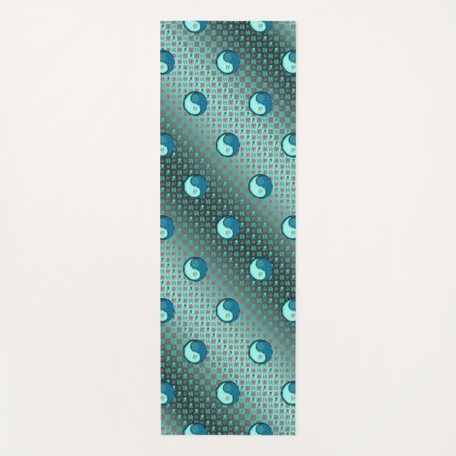 Aquarius & Water Rabbit Yoga Mat (Front)