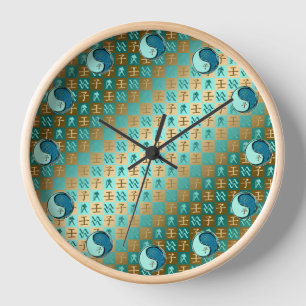 Aquarius & Water Rat Clock