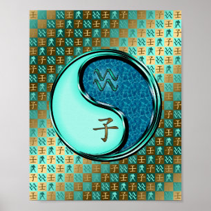 Aquarius & Water Rat Poster