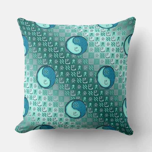 Aquarius & Water Snake Cushion (Front)