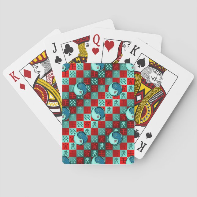 Aquarius & Water Tiger Playing Cards (Back)