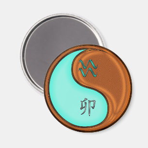 Aquarius & Wood Rabbit Magnet