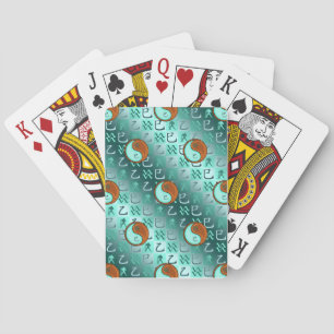 Aquarius & Wood Snake Playing Cards