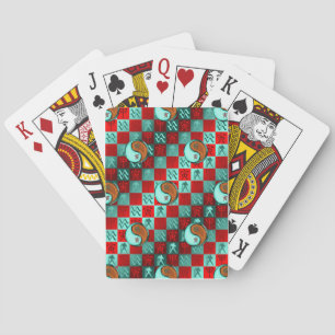 Aquarius & Wood Tiger Playing Cards