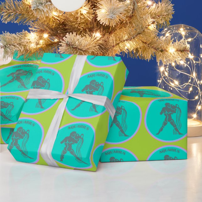 Aquarius Wrapping Paper (Holidays)