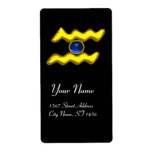 AQUARIUS ZODIAC BIRTHDAY Blue Sapphire