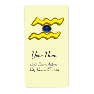 AQUARIUS ZODIAC BIRTHDAY Blue Sapphire