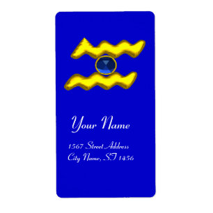 AQUARIUS ZODIAC BIRTHDAY Blue Sapphire