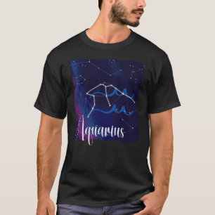 Aquarius Zodiac Constellation T-Shirt