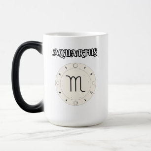 aquarius zodiac magic mug