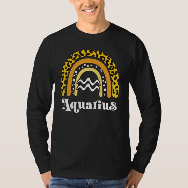 Aquarius Zodiac Sign_4 T-Shirt (Front)