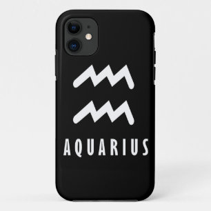 Aquarius zodiac sign Case-Mate iPhone case