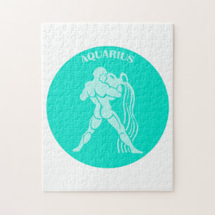 Aquarius, Zodiac Sign, Horoscope, Astrology Jigsaw Puzzle