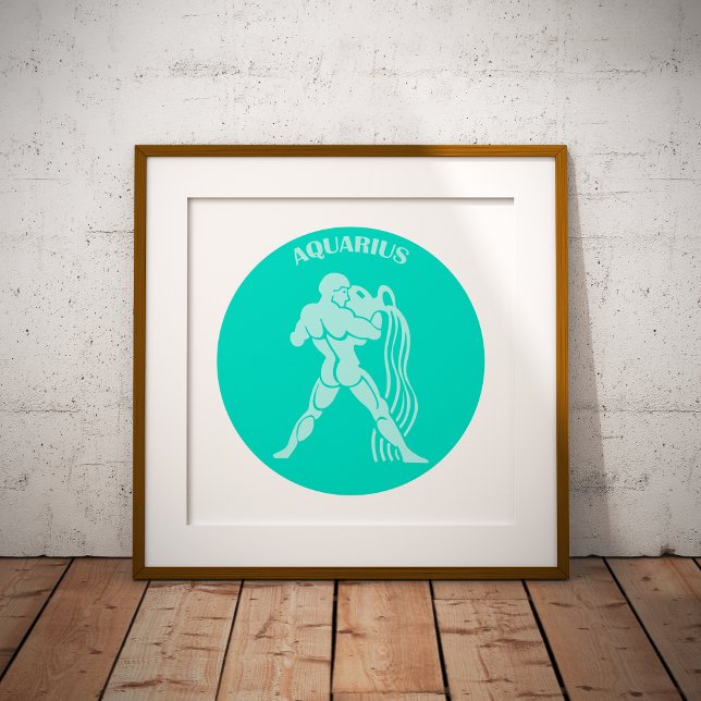 Aquarius, Zodiac Sign, Horoscope, Astrology Photo Print (Creator Uploaded)
