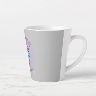 Aquarius, zodiac sign latte mug