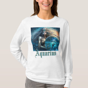 Aquarius Zodiac Sign T-Shirt