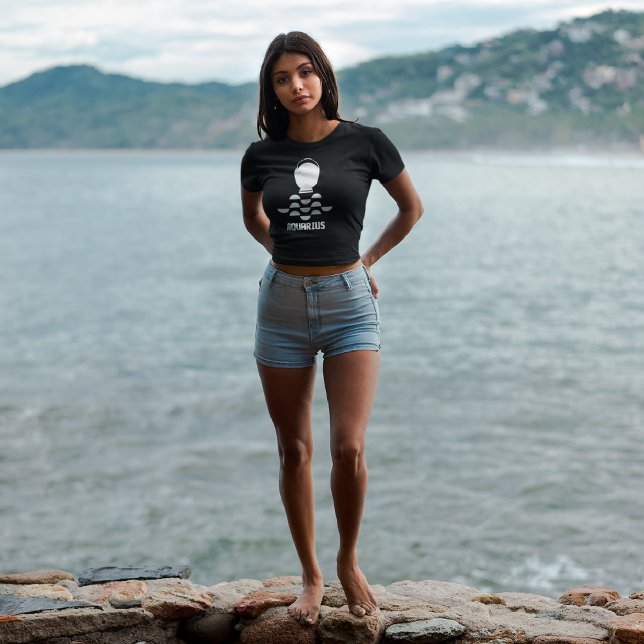 Aquarius Zodiac Sign T-Shirt (Creator Uploaded)