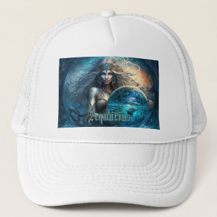 Aquarius Zodiac Sign Trucker Hat