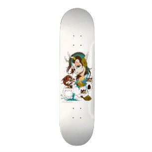 aquarius zodiac skateboard