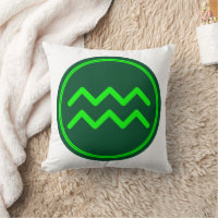 Aquarius Zodiac Symbol Green Mix