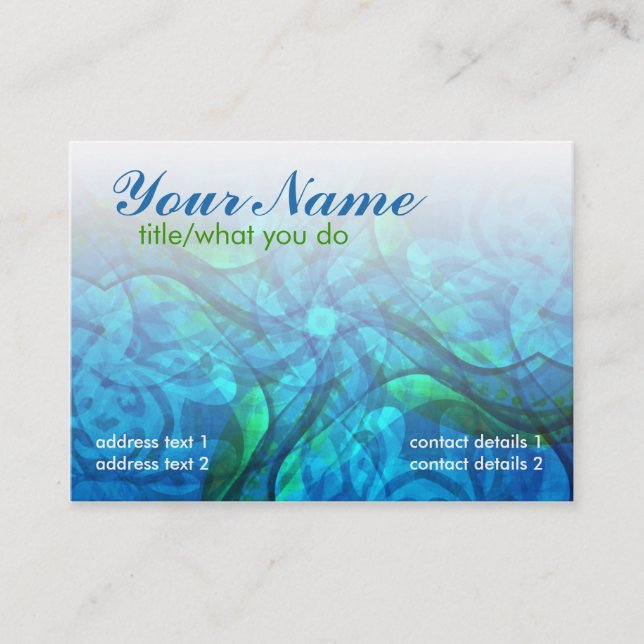 Aquariusoul Profile Card (Front)