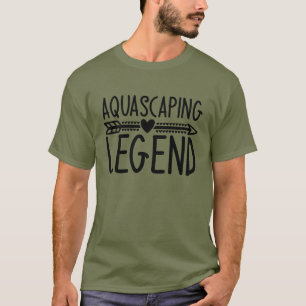 Aquascaping Dad Legend Aquatic Enthusiast T-Shirt