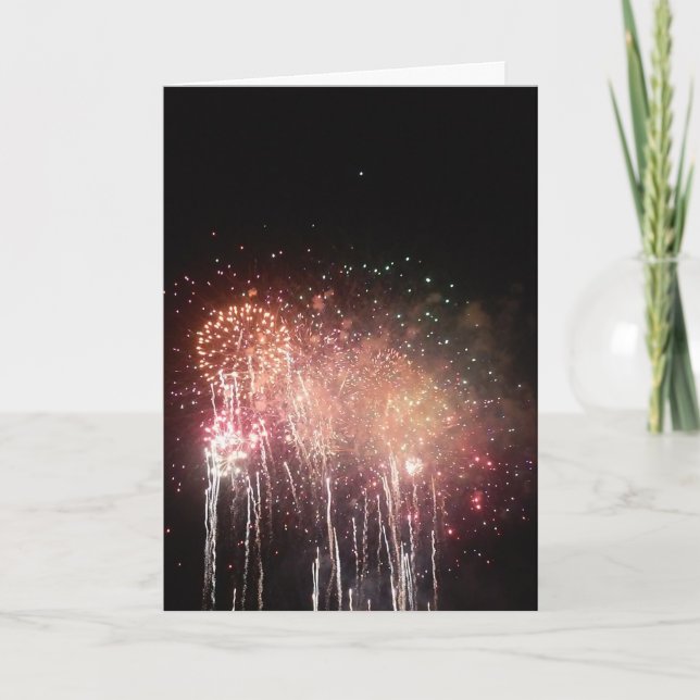 "Aquatennial Fireworks" Congratulatory Card #2 (Front)