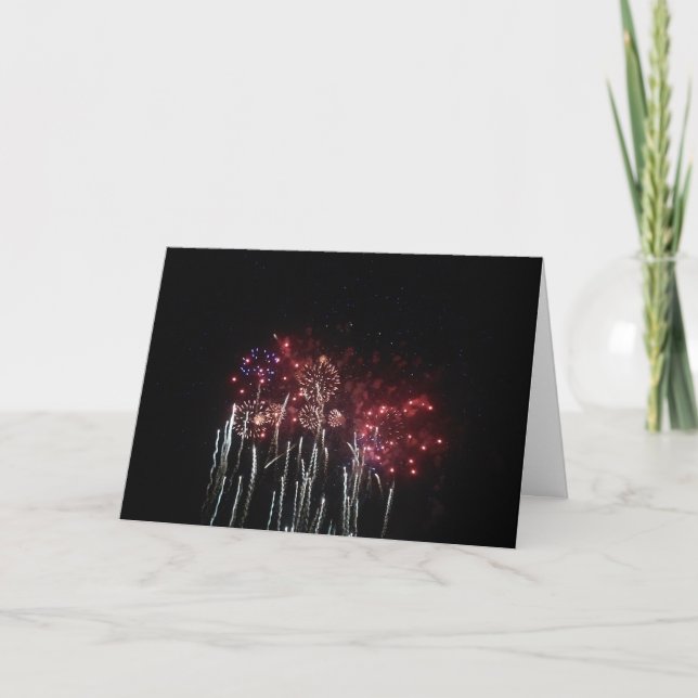 "Aquatennial Fireworks" Congratulatory Card #3 (Front)
