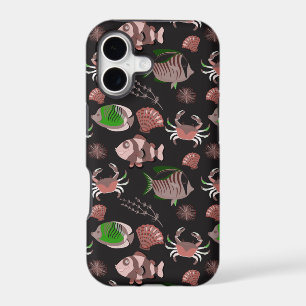 Aquatic animals pattern ocean underwater life 12