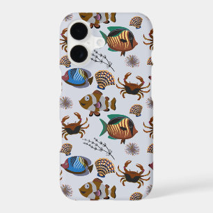 Aquatic animals pattern ocean underwater life 14