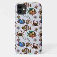 Aquatic animals pattern | ocean underwater life 14