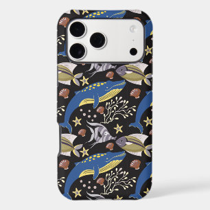 Aquatic animals pattern ocean underwater life 17
