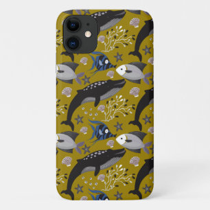 Aquatic animals pattern   ocean underwater life 18 Case-Mate iPhone case