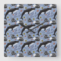 Aquatic animals pattern | ocean underwater life 19