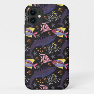 Aquatic animals pattern   ocean underwater life 21 Case-Mate iPhone case