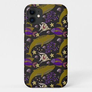 Aquatic animals pattern ocean underwater life 25 Case-Mate iPhone case