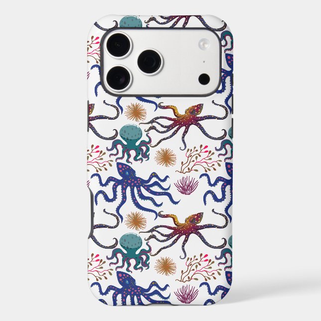 Aquatic animals pattern | ocean underwater life 27 (Back)