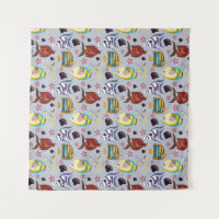Aquatic animals pattern | ocean underwater life 2