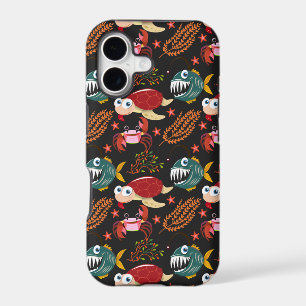Aquatic animals pattern ocean underwater life 30