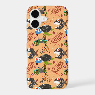 Aquatic animals pattern ocean underwater life 32