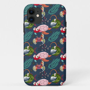 Aquatic animals pattern   ocean underwater life 34 Case-Mate iPhone case